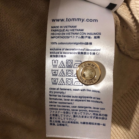 Tommy Hilfiger knitted twist pattern cardigan (khaki) - Picture 4 of 5